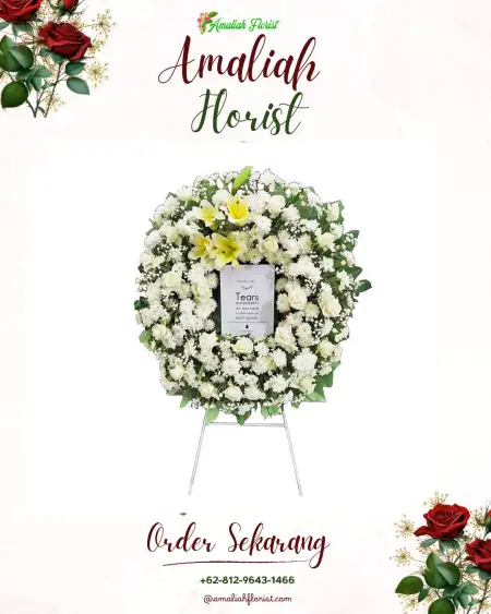 Krans Bunga Duka Kelapa Dua Wetan